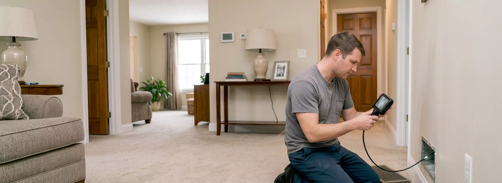 Air Duct Camera Inspection in Rockville, Maryland