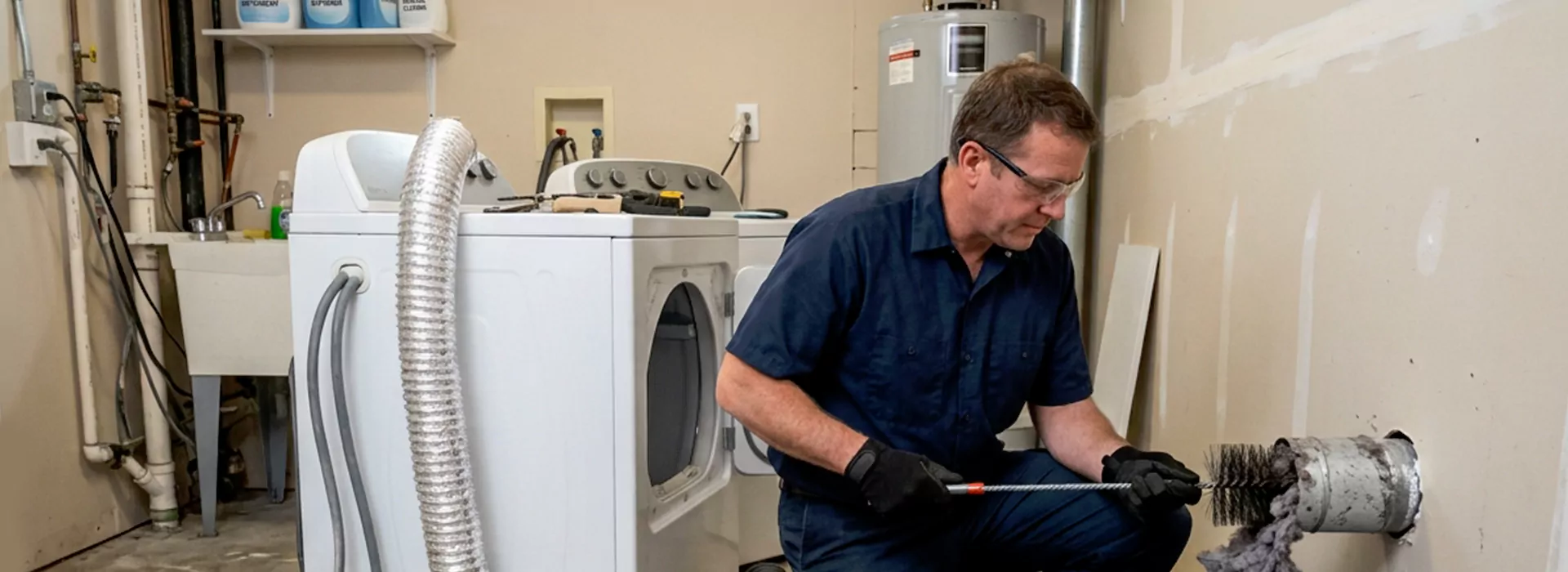 Clogged Dryer Vent Repair in Rockville, Maryland
