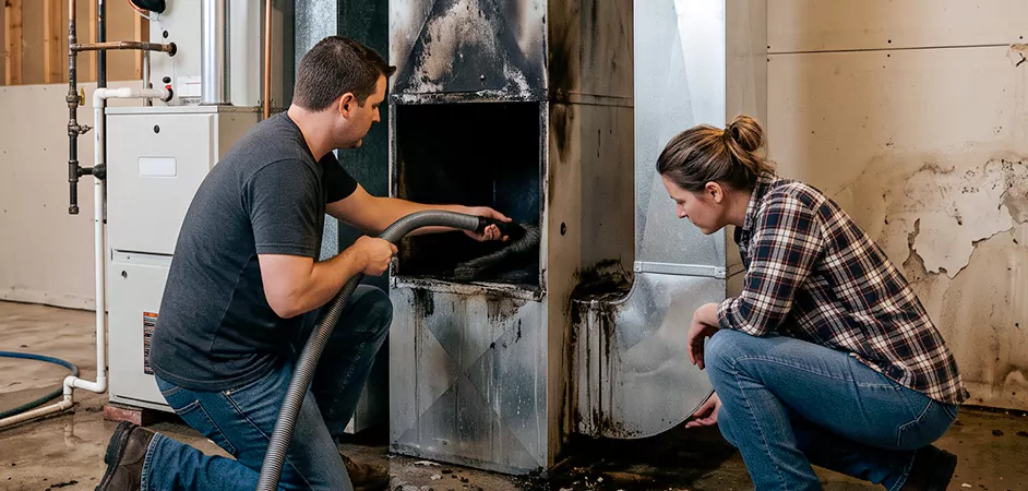 Fire and Flood Duct Restoration in Rockville, MD