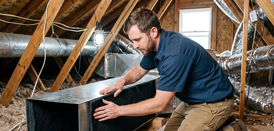Acoustic Duct Liner Installation in Rockville