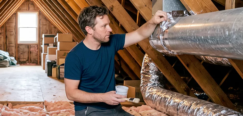 Duct Board Leak Repair in Rockville