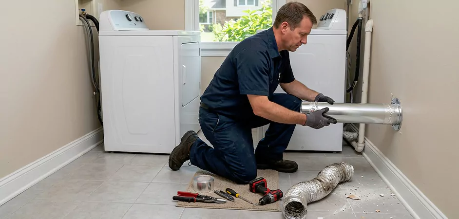 Dryer Vent Replacement in Rockville