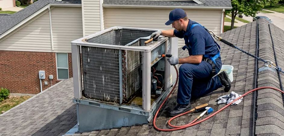 Rooftop Unit Cleaning in Rockville