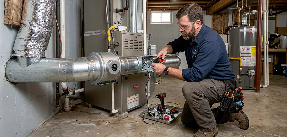 Booster Fan Installation in Rockville