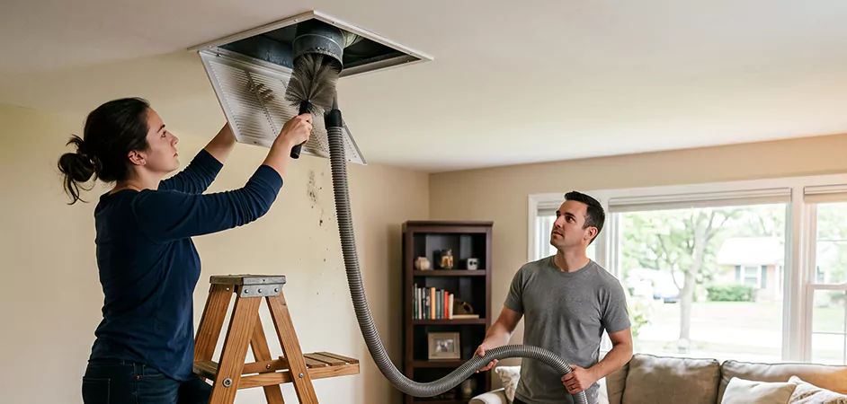 Roof and Wall Exhaust Cap Cleaning in Rockville