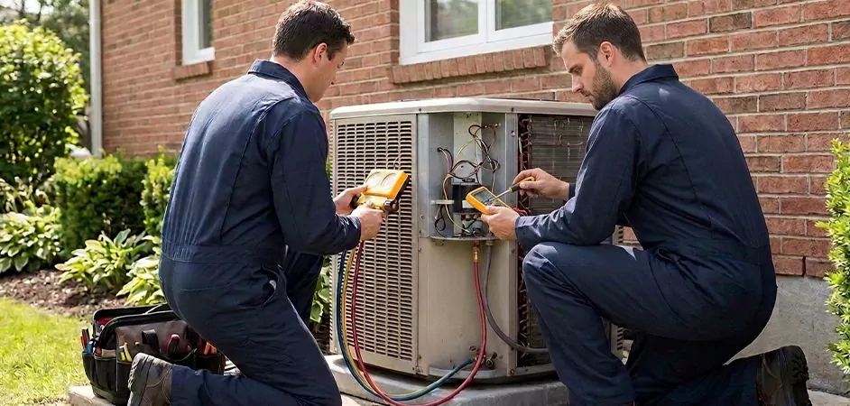 Heat Pump Inspection in Rockville