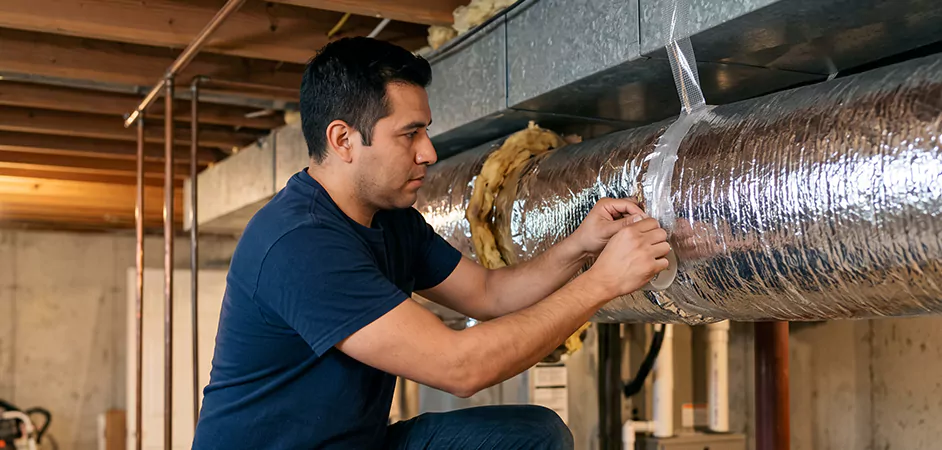 Duct Insulation Upgrade in Rockville