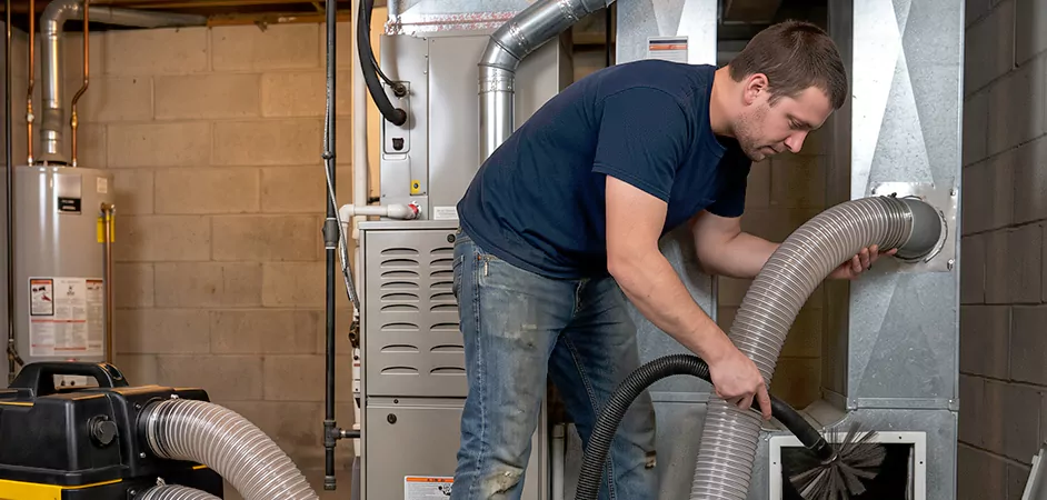 Negative Pressure Duct Cleaning for Large and Long Duct Systems in Rockville