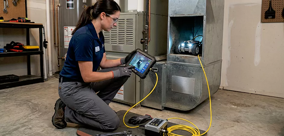 Robotic Duct Inspection in Rockville