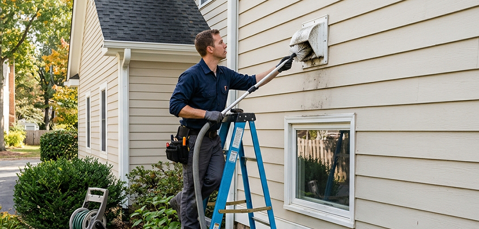 Exterior Vent Cap Cleaning in Rockville